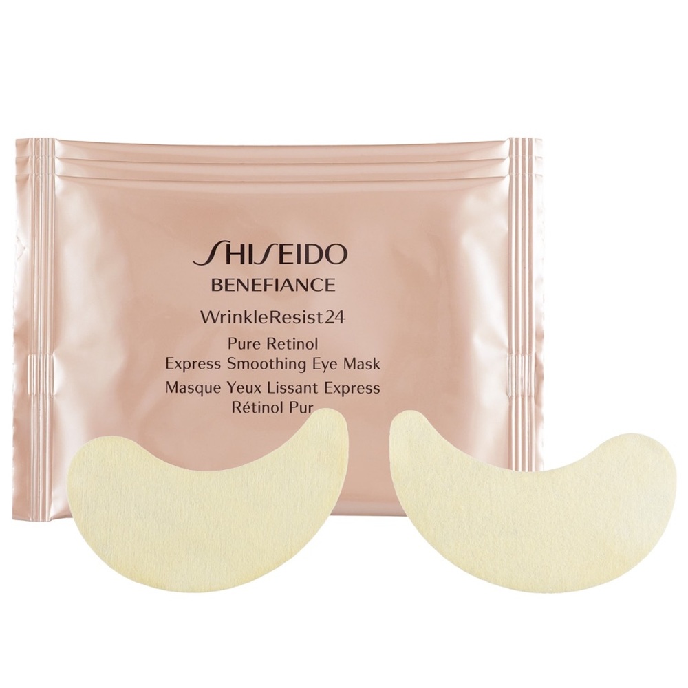 3/ $36 SHISEIDO Benefiance Wrinkle Smoothing Eye Mask- 3 Packettes x 2 Sheets